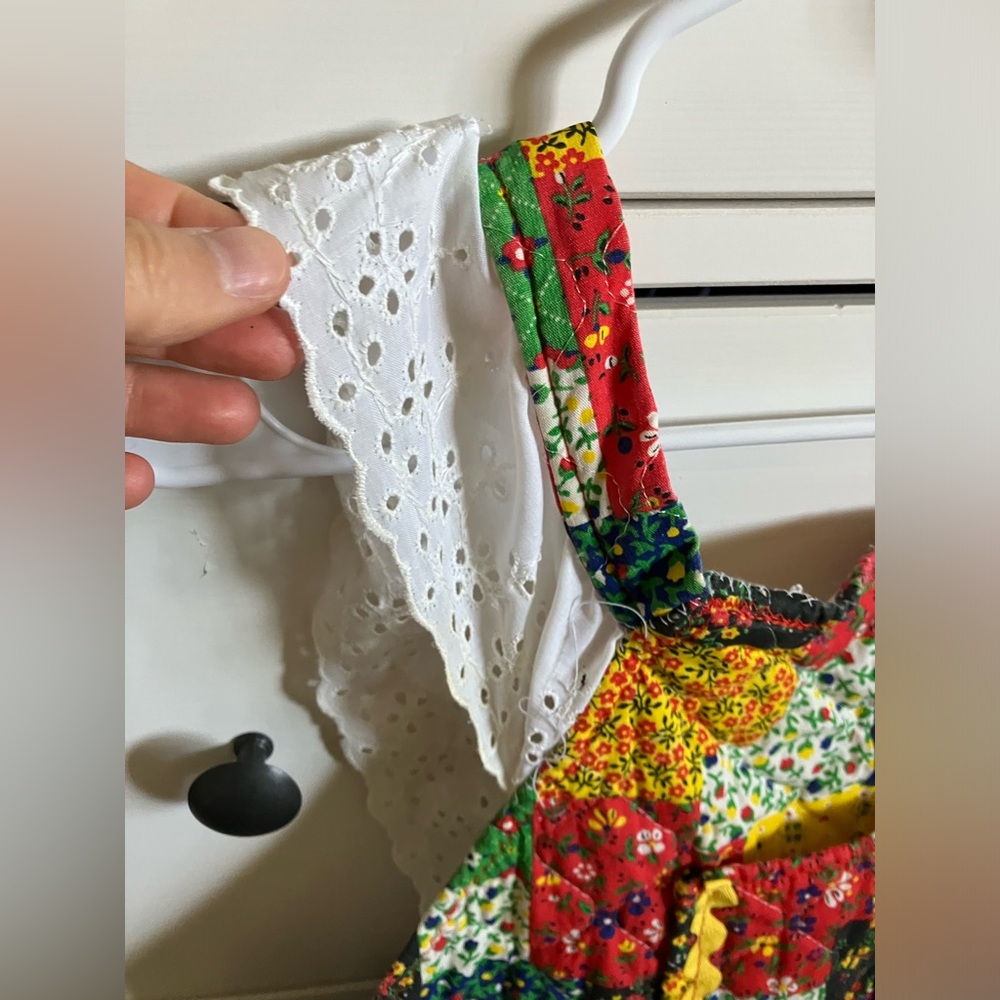 Vintage Patchwork Apron - image 7